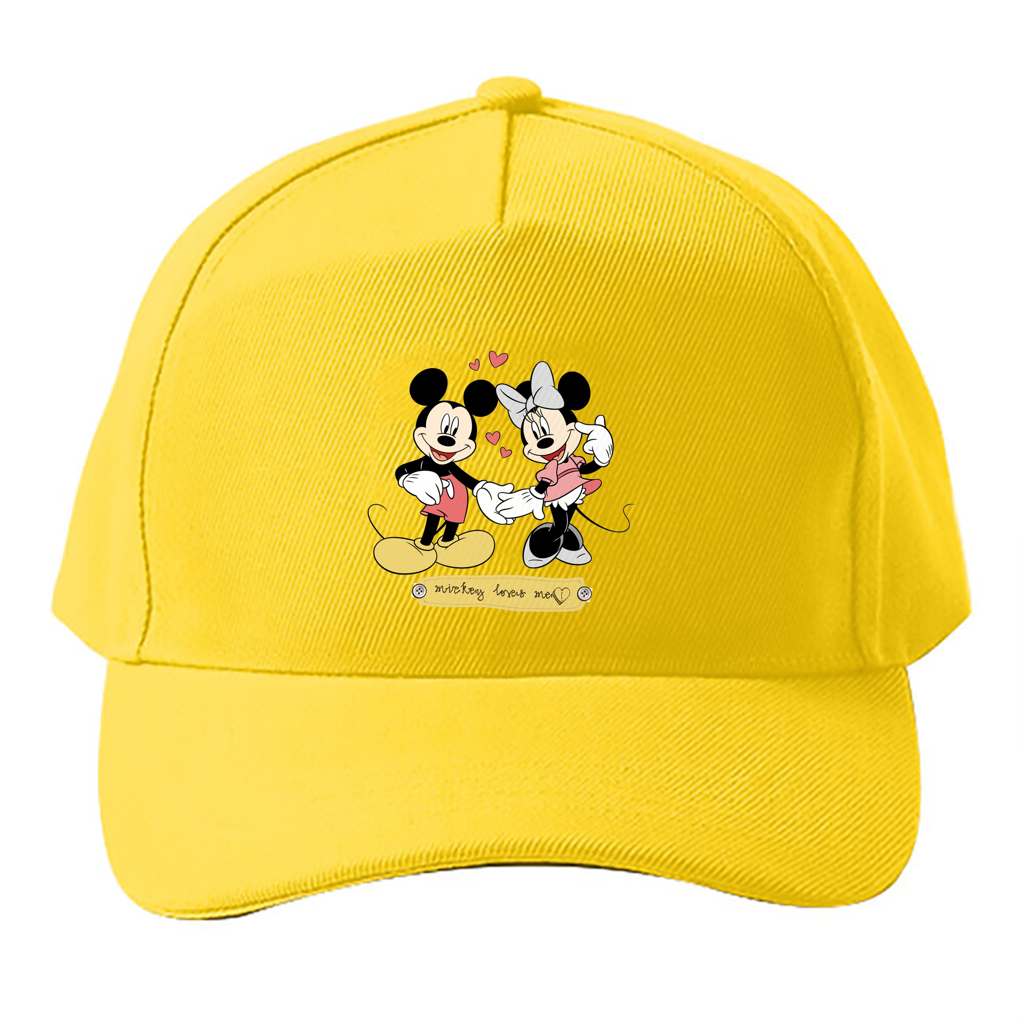（画像用） ミッキーマウス Mickey Mouse ベースボールキャップ 綿100％ 男女兼用 帽子 スポーツ